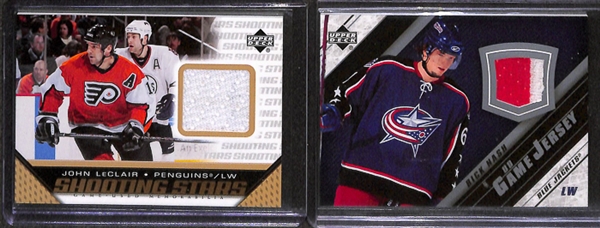 Lot Of 38 Hockey Jersey Cards w. Stamkos/Jagr/Ovechkin