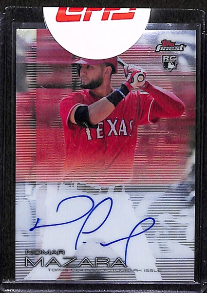 Lot Of 5 Baseball Prospects Autograph & Patch Cards w. Mazara & Story