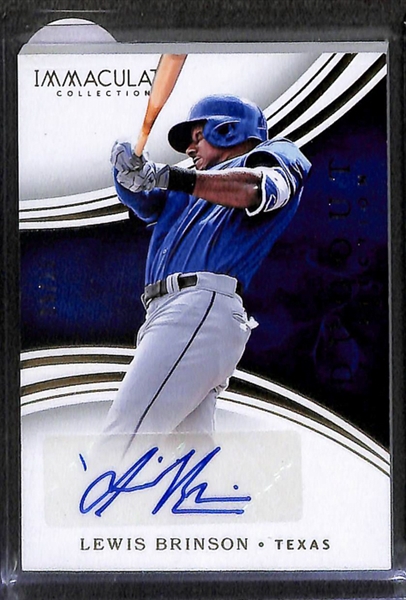 Lot Of 5 Baseball Prospects Autograph & Patch Cards w. Mazara & Story