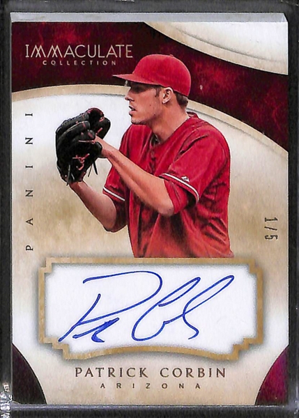 Lot Of 5 Baseball Autograph & Numbered Cards w. Roy Halladay
