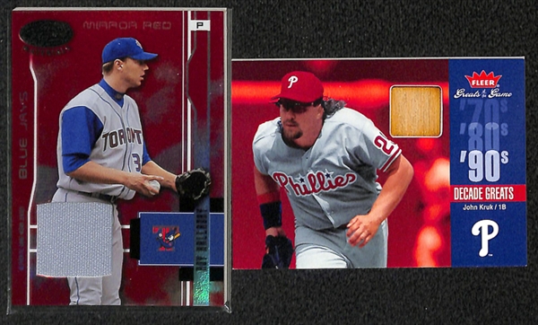 Lot Of 225+ Assorted Baseball Relic cards w. Donaldson/Yount/Cabrera
