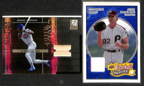 Lot Of 225+ Assorted Baseball Relic cards w. Donaldson/Yount/Cabrera