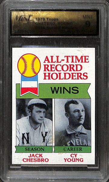 Lot Of 6 Graded Baseball Cards w. 1963 Mantle Peel Off PSA6