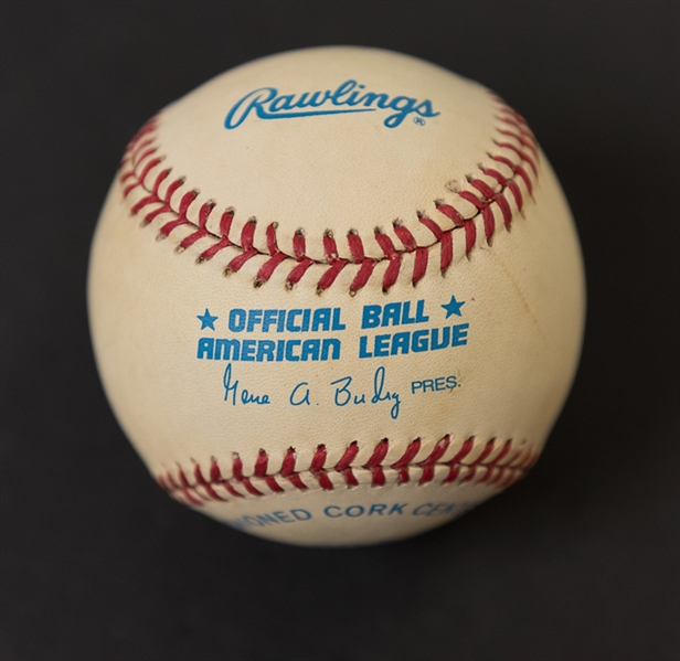 Nolan Ryan Signed American League Baseball