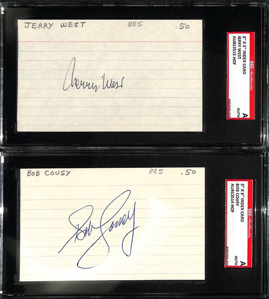Lot Of 10 Sports Signed Photos 7 Cuts w. Musial & Spahn
