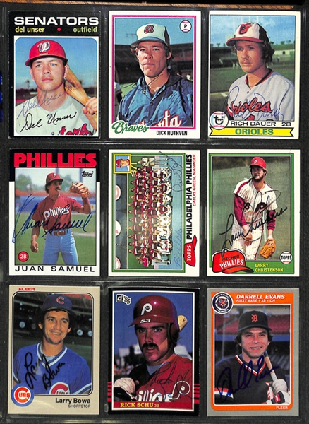 Lot Of Sports Signed Cards & Photos w. Killebrew & McGraw
