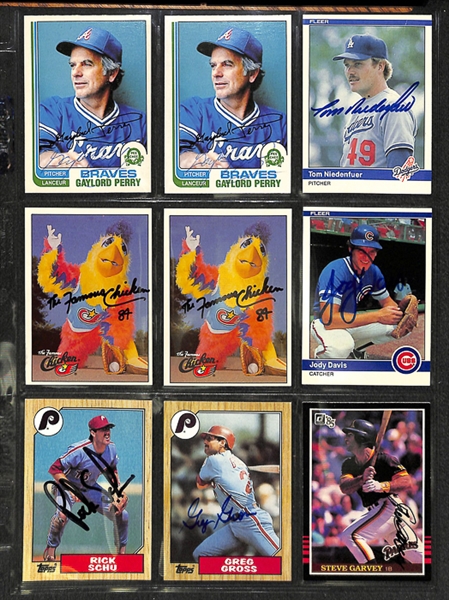 Lot Of Sports Signed Cards & Photos w. Killebrew & McGraw
