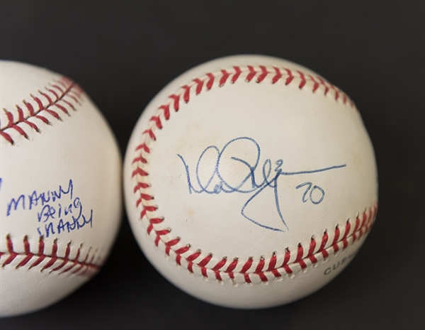 Manny Ramirez & Mark McGwire Signed Baseballs