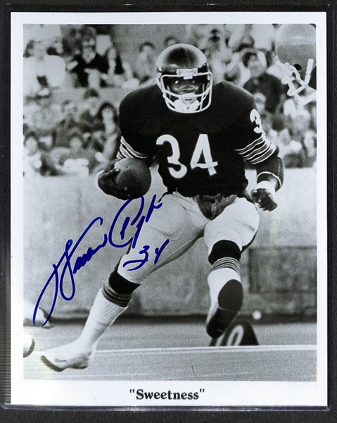 Walter Payton Signed 8x 10 Photo - JSA