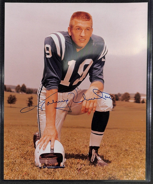 Johnny Unitas Signed 8x 10 Photo - JSA