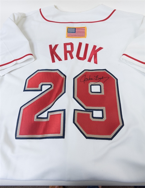 John Kruk Event Worn Lancaster Barnstormers Jersey