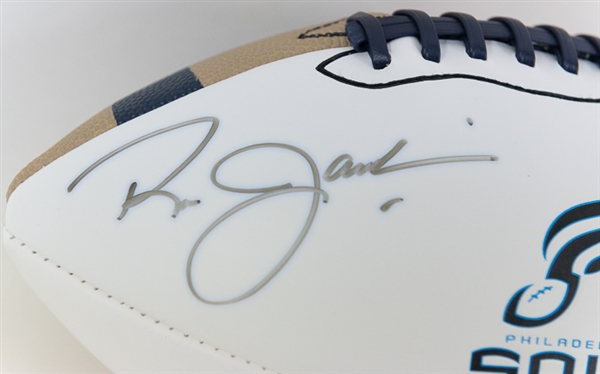 Jon Bon Jovi & Ron Jaworski Signed Philadelphia Soul Football