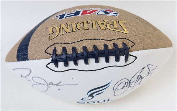 Jon Bon Jovi & Ron Jaworski Signed Philadelphia Soul Football