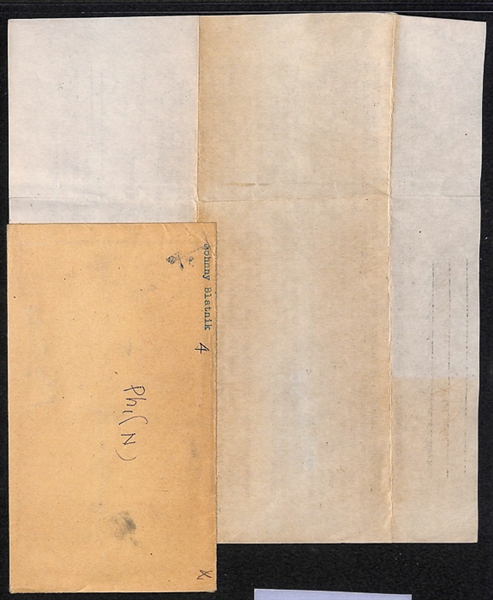 Lot Of 3 Baseball Player Signed Business Contracts