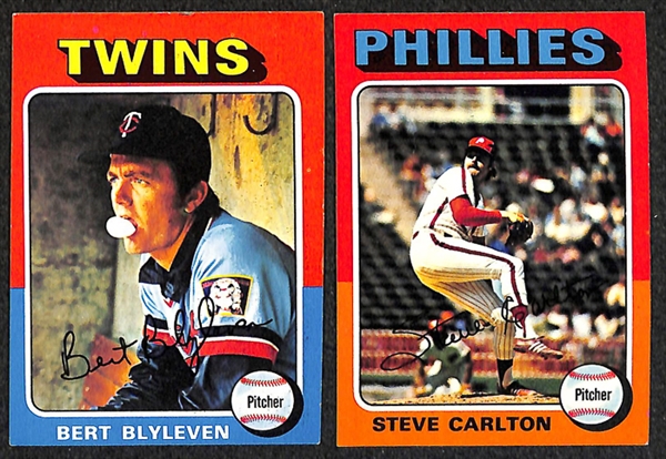Lot of 2500+ Assorted 1974-1976 Topps Baseball Cards w. 1974 Reggie Jackson & 1976 Nolan Ryan