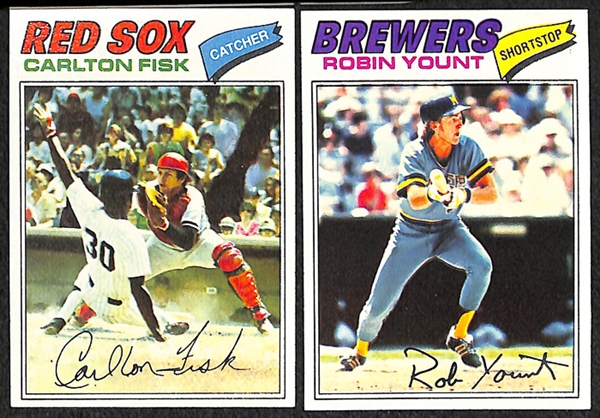 Lot of 3000+ 1977 Topps Baseball Cards w. Dave Winfield 