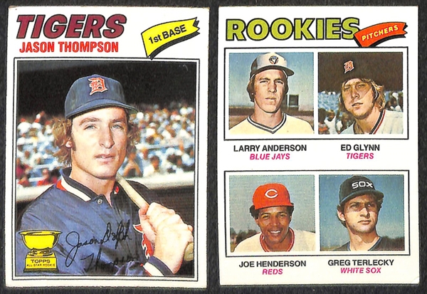 Lot of 3000+ 1977 Topps Baseball Cards w. Dave Winfield 