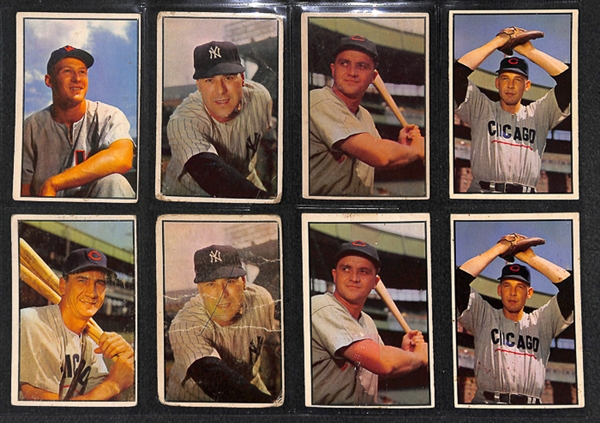 Lot of 32 - 1953 Bowman Baseball Cards w. Eddie Joost