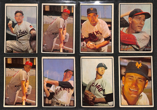 Lot of 32 - 1953 Bowman Baseball Cards w. Eddie Joost
