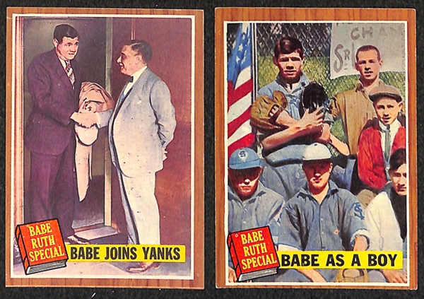 Lot of 177 Different 1962 Topps Baseball Cards w. Stars Including Nellie Fox