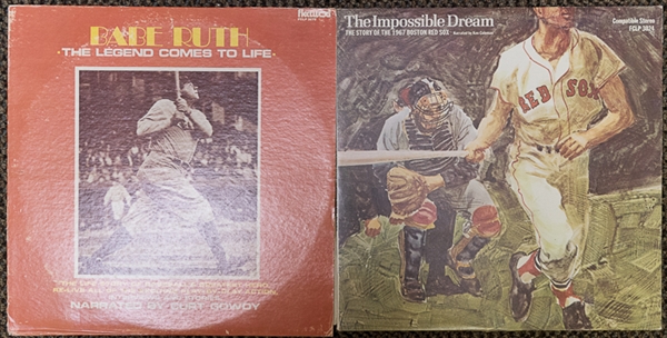 Sports Box of Programs, Yearbooks, Ad Pieces, Autographs, Magazines, Books, and Other Memorabilia (such as unopened 1981 Topps Scratch-Offs)