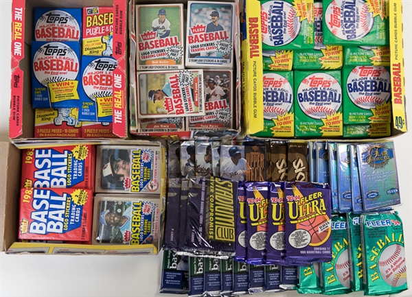 Lot Of Baseball Packs From 1981-1998
