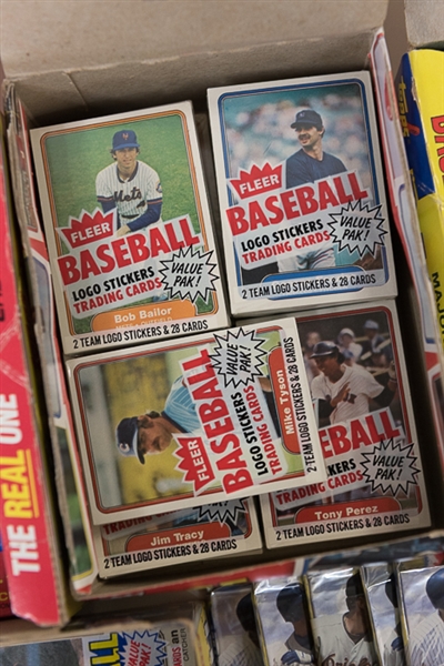 Lot Of Baseball Packs From 1981-1998