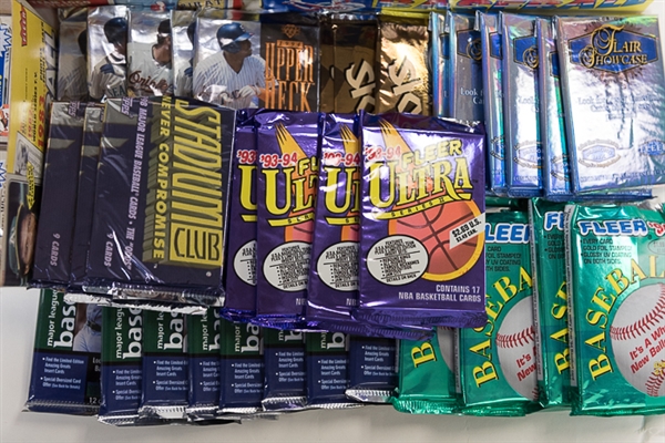 Lot Of Baseball Packs From 1981-1998