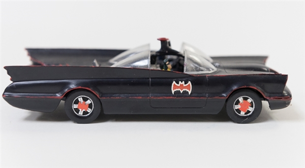 Lot of 2 Batmobile Models - 1966 Aurora & 2007 Hot Wheels