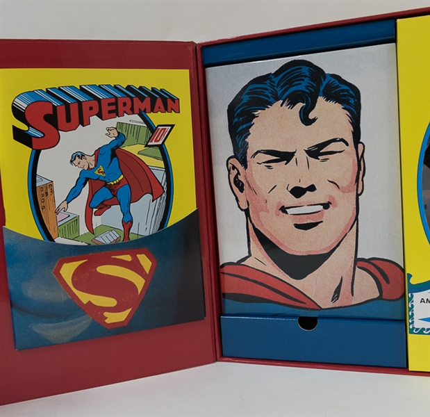Superman Masterpiece Edition (1999) & The Bat Man Masterpiece Edition (2000) - Action Figure & Comic Book Kits