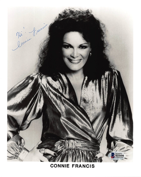 Lot of 3 Connie Francis Signed 8x10 Photos -Beckett COA