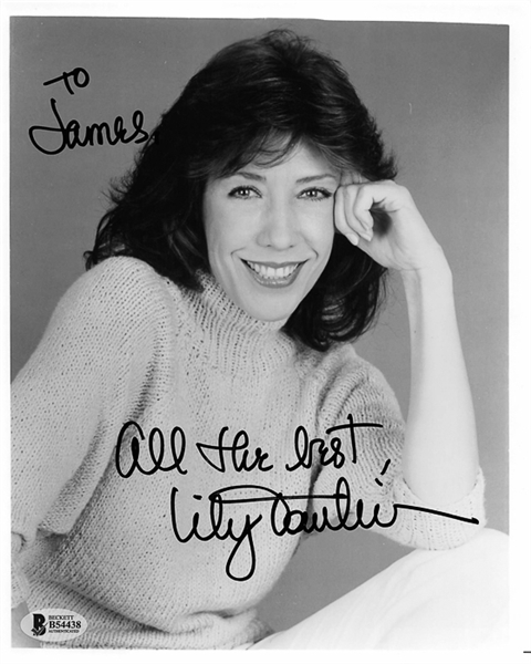 Lot of 4 Celebrity Signed Photos w. Olivia Newton John/Liza Minelli/Cheryl Tiegs/Lily Tomlin