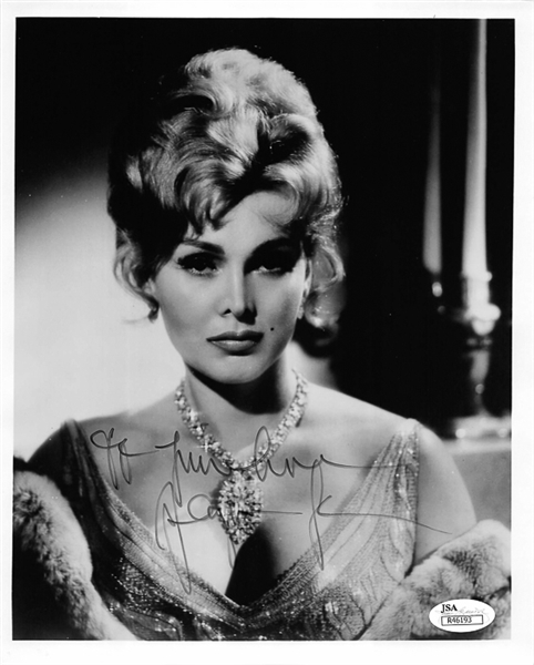Zsa Zsa Gabor & Lauren Bacall Signed 8x10 Photos - JSA COA