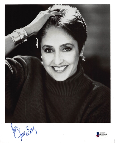 Lot of 3 Celebrity Signed Photos of Joan Baez/Lena Horn/Dee Wallace Stone - Beckett & JSA COA