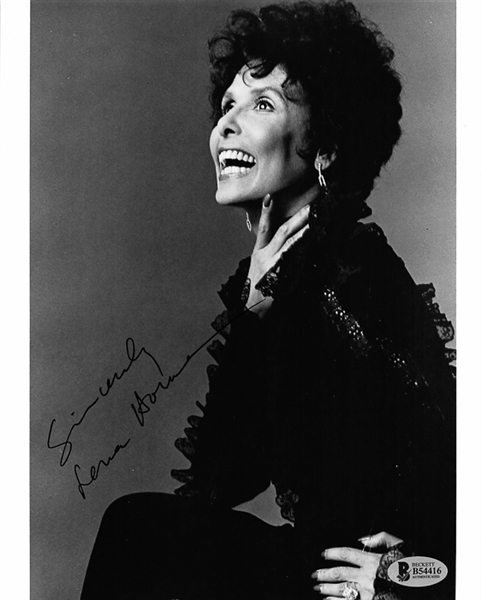 Lot of 3 Celebrity Signed Photos of Joan Baez/Lena Horn/Dee Wallace Stone - Beckett & JSA COA