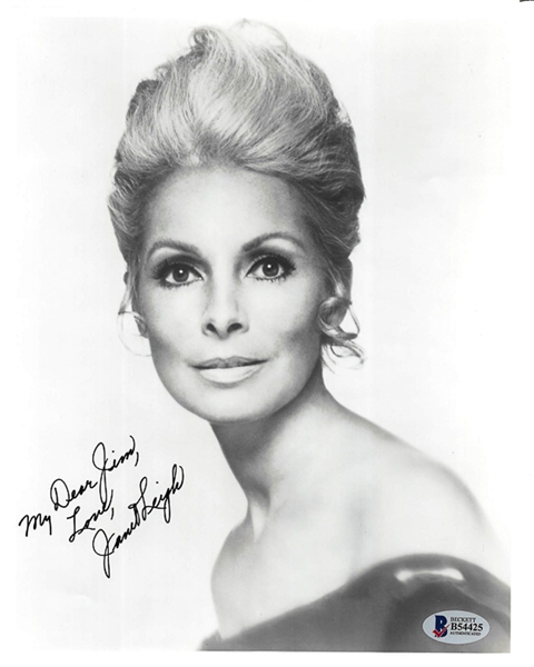 Lot of 3 Celebrity Signed Photos w. Joan Rivers/Janet Leigh/Ann Jillian - Beckett COA