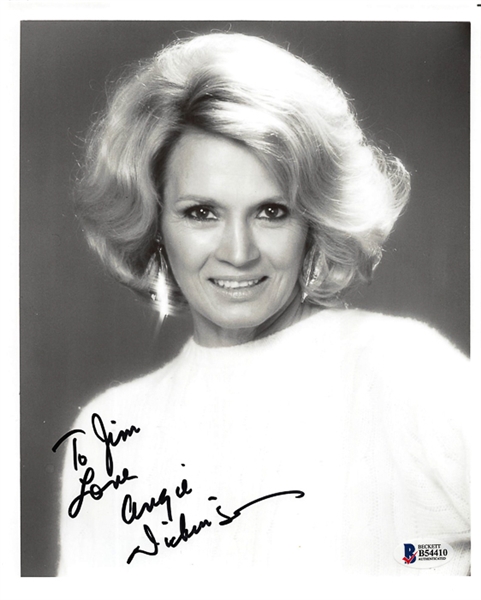 Lot of 3 Celebrity Signed Photos & Letters w. Angie Dickinson/Barbara Walters/Bell Abzug - JSA & Beckett COA
