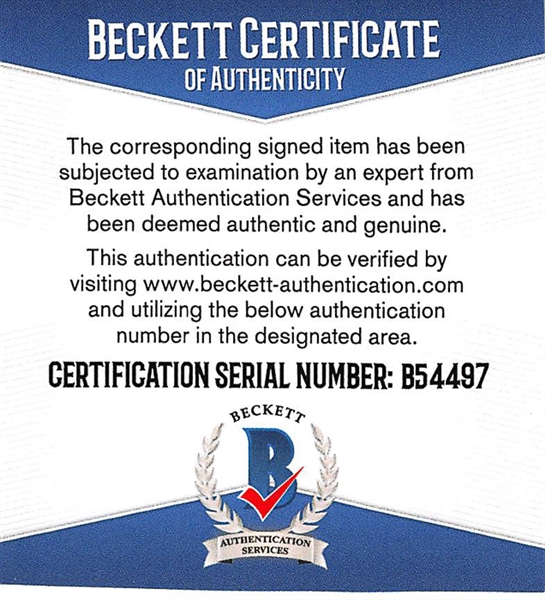Carol Burnett & Dinah Shore Autograph Lot - Beckett Authentic