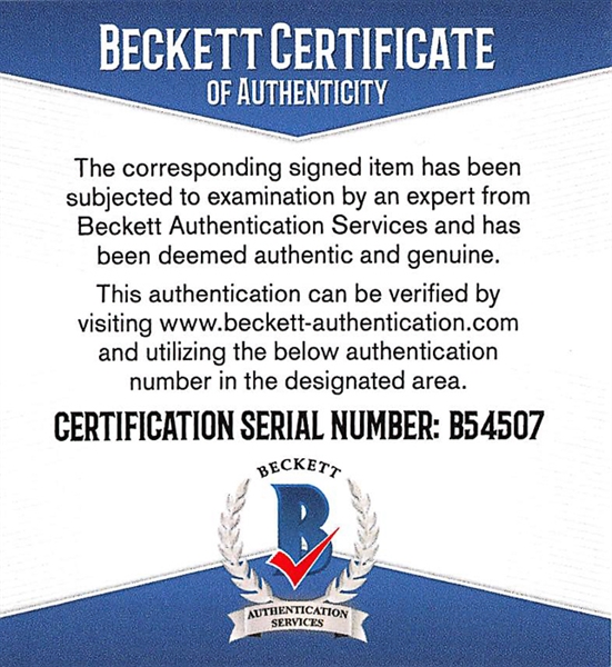 Carol Burnett & Dinah Shore Autograph Lot - Beckett Authentic