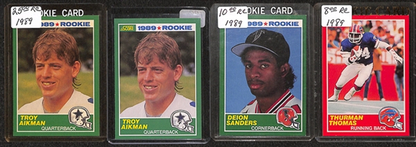 Lot Of 650+ Football Rookies/Stars/Inserts (1980s-2003) 
