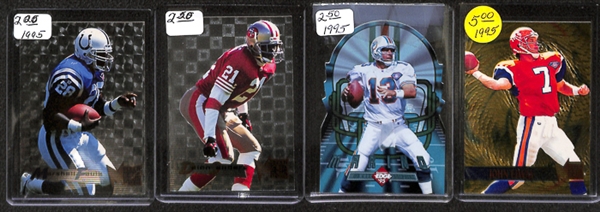 Lot Of 650+ Football Rookies/Stars/Inserts (1980s-2003) 