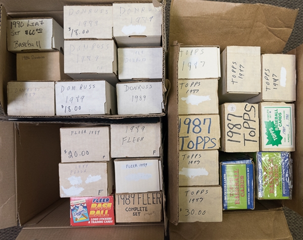 Lot Of 25 Baseball Sets (1990s-1990)