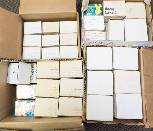 Huge Lot Of Basketball & Hockey Card Sets w. 1993-94 Topps