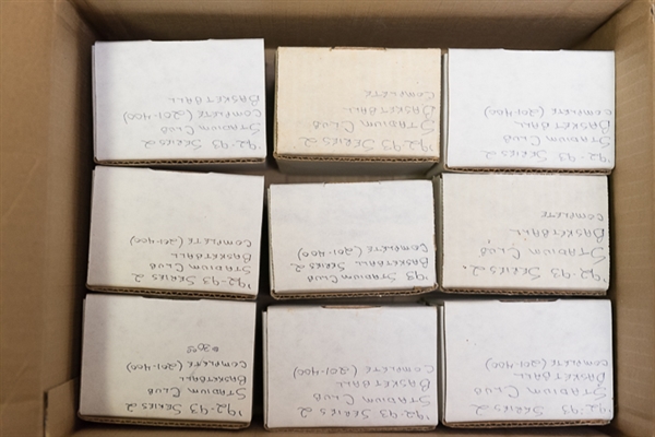 Huge Lot Of Basketball & Hockey Card Sets w. 1993-94 Topps