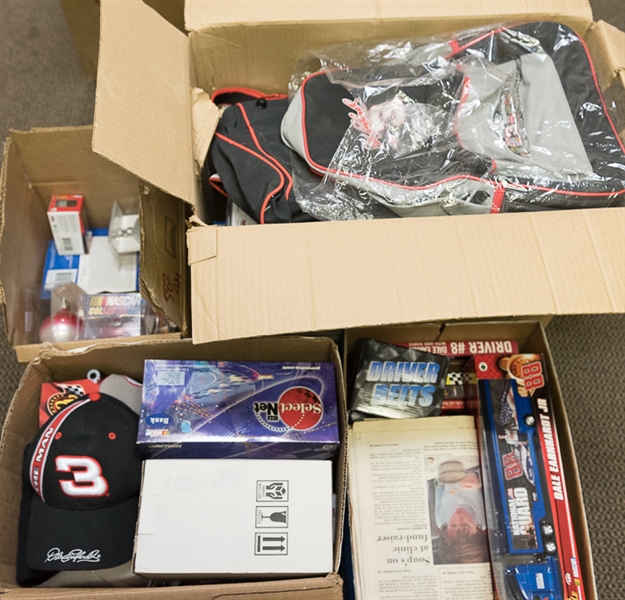 Huge Lot Of NASCAR Memorabilia w. Dale Earnhardt Sr