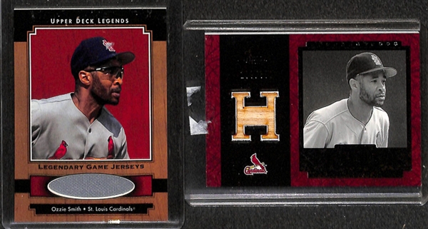 Lot Of 40 Assorted Ozzie Smith Cards w. Relics & Rookie