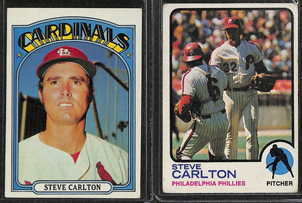 Lot Of 28 Assorted Steve Carlton Cards w. 1969 Topps