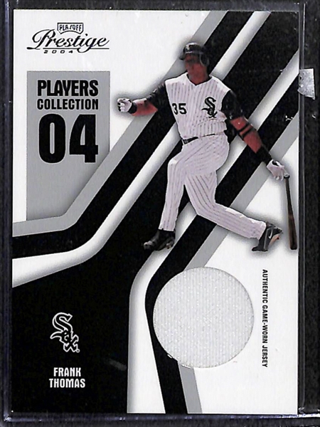 Lot Of 75 Assorted Frank Thomas Cards w. Relics & Rookies