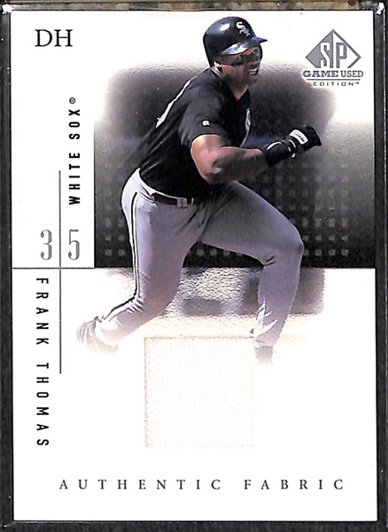 Lot Of 75 Assorted Frank Thomas Cards w. Relics & Rookies