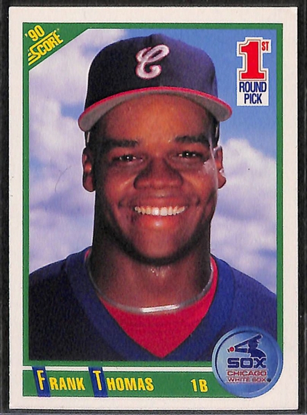 Lot Of 75 Assorted Frank Thomas Cards w. Relics & Rookies
